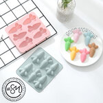 แม่พิมพ์แครอท 6ช่อง ขนาด30กรัม