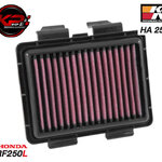 กรองอากาศ K&N FOR HONDA CRF250L/ HONDA REBEL 300/500 (HA 2513)