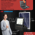 สปอร์ตไลท์ โซล่าเซลล์ รุ่นใหม่ JD-V1000 JD-V2000 JD-V3000 JD-V5000 โคมไฟสปอตไลท์ พร้อมรีโมทและอุปกรณ์ติดตั้ง ติดตั้งง่าย เหมาะกับการใช้งาน งานดีมีคุณภาพ