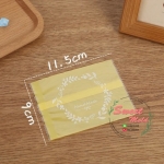 ซองพลาสติกสีเหลืองลายวงกลมดอกไม้ Hand Made 100 ชิ้น 9x11.5 cm. รหัสสินค้า: 005745