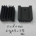 HEATSINKฮีทซิ้งรุ่น431Bสีดำก2.4Xส2.5Xหนา1.5cm