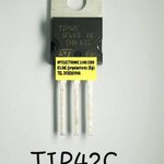 ขาย TIP42C ยี่ห้อ ST SGS-THOMSAN TIP42 C ตัวถัง TO-220/3ขา TRANSISTOR ทรานซิสเตอร์ ราคา ตัวละ . . . . หน่วย บาท