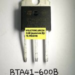 BTA41-600B(40A600V) TRIACตัวถังTO-247ยี่ห้อSTราคาตัวละบาท