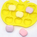 แม่พิมพ์รูปแอ็ปเปิ้ล 10 ช่อง ขนาด 10-11 กรัม