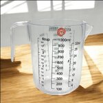 ถ้วยตวงพลาสติก ขนาด 1000 ML มีด้ามจับ