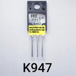 2SK947ยี่ห้อFECตัวถังTO220F/3ขาราคาตัวละบาท