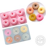 แม่พิมพ์ซิลิโคนโดนัท 6 ช่อง ขนาด 110 กรัม