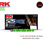 โซ่ RK XW-Ring NM525GXW-120L สีเขียว เบอร์ 525