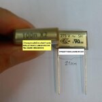 ขาย 0.1UF275V C RIFA PME271M 0.1UF 100NF275VACX2 100NF275VX2 ราคาต่อ1ตัว ราคา ตัวละ . . หน่วย บาท
