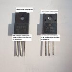 ขาย 2SB1391 + 2SD2101 ยี่ห้อ ตัวถัง TO-220F B1391 D2101 ขายเป็นคู่ ราคาคู่ละ บาท