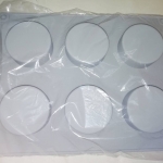 แม่พิมพ์วงกลม ขนาด 40 กรัม 6 ช่อง