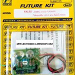ชุดลงปริ้นFA175วงจรไฟกระพริบLED2ดวงจัมโบ้