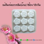 แม่พิมพ์ดอกพลัม(บ๊วย) 9ช่อง ขนาด15กรัม : 007637