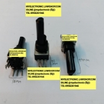 โวลุ่มB50Kแกนดำ+ขอบดำยาว21มม.กว้าง10มม.สูง12มม.โวลุ่ม3ขาทรงนอนโวลุ่มทรงนิน3ขาโวลุ่มแกนพลาสติกดำโวลุ่ม50KBแกนดำ