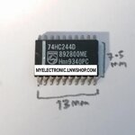 ขาย 74HC244D ตัวถังSMD ตัวถังSOIC20 ขา ยี่ห้อ PHILIPS IC ไอซี 74HC244 ราคา ตัวละ . บาท