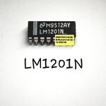 LM1201Nยี่ห้อตัวถังDIP16ขาราคาตัวละบาท
