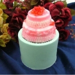 แม่พิมพ์สบู่ซิลิโคน รูปเค้ก 2 ชั้น 100g