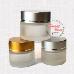 กระปุกแก้วใส่ครีมฝาสีบรอนเงิน ขนาด 15 กรัม. 20 ใบ รหัสสินค้า : 005888