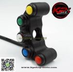 สวิทซ์มอเตอร์ไซค์ 5 ปุ่มกด ใส่แฮนด์22mm