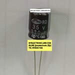 ขาย 330UF35V105c คาปาซิเตอร์ อิเล็คโตไลท์ CAPACITOR ELECTROLIYE 330UF35V 105c 105องศา หนึ่งร้อยห้าองศา ราคา ตัวละ . . . หน่วย บาท