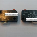 ขาย VX-5-1A2 ไมโครสวิทช์ ปุ่มแดง ยี่ห้อ OMRON ของแท้ VX5-1A2 MICRO SWICTH ราคา ตัวละ . . . . . หน่วย บาท