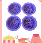 แม่พิมพ์คละลาย 1ชุด 4ชิ้น ช่องละ30กรัม