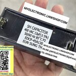 ขาย 13UF450V AC คาปาซิเตอร์ เครื่องซักผ้า C 13UF450VAC SH-CAPACITOR EUN SUNG TH ตัวสี่เหลี่ยม ผืนผ้า ยี่ห้อ ราคา ตัวละ . . . . หน่วย บาท #คาปาซิเตอร์ #CAP #คาปาซิเตอร์เครื่องซักผ้า #คอนเดนเซอร์ #13UF450V#13MFD450V #CAPACITOR #CONDENSER