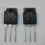 2SC3284+2SA1303ขายเป็นคู่ตัวถังTO-247ยี้ห้อSANKENทรานซิสเตอร์ขยายเสียง