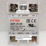 ขาย SSR-25VA 500K 1/4W SSR25VA 500K ยี่ห้อ FOTEK ของแท้ INPUT 500K1/4W OUTPUT 24-380VAC 25A โซลิสสเตจรีเลย์ SOIL SATAGE RELAY ราคา ตัวละ . . . . หน่วย บาท (รายการนี้เป็นสินค้าที่ต้องสั่งนำเข้า ติดต่อIDLINE @MYELECTRONIC (มี@)