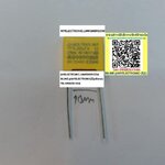 ขาย 0.022UF275V ขาห่าง10มม MKPPx2 คาปาซิเตอร์ โพลีเอสเตอร์ CAPACITOR POLYSTER ราคาตัวละ บาท