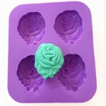 แม่พิมพ์ รูปดอกกุหลาบ ขนาด 90 กรัม