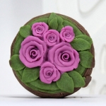 แม่พิมพ์ รูป ดอกกุหลาบ 1 ช่อง ขนาด 100 กรัม