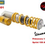โช๊คหน้า OHLINS FOR VESPA SPRINT125/150 2017-2019 / primavera 2020 PI 801