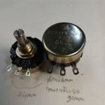 โวลุ่ม3Kรุ่นRV24YN20SB302ของญี่ปุ่นแท้ยี้ห้อCOSMOขนาดเส้นผ่านศูนย์กลาง24MMแกนยาว20MMขนาดแกนอ้วน6MM VOLUME3KohmMADE IN JAPANราคา