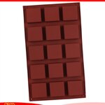 แม่พิมพ์สี่เหลี่ยม 15 ช่อง ขนาด 30 กรัม