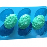 แม่พิมพ์รูปไข่ 6 ช่อง