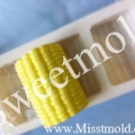 แม่พิมพ์ซิลิโคน รูปข้าวโพด 5 ช่อง ขนาด 80 กรัม