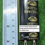 ขาย 10000UF100V DC คาปาซิเตอร์ ขาห่วง ขาเหลี่ยมมีรู CAPACITOR ELECTROLYTE 10000UF100WV DC ยี่ห้อ SAMWHA อิเล็คโตรไลท์ ราคา ตัวละ . . . . หน่วย บาท