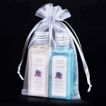 ถุงซองผ้าไหมแก้วสีขาวมีเชือกรูด 100 ชิ้น ขนาด 10x15 cm. รหัสสินค้า : 00471