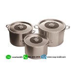 ชุดหม้อหุงต้ม หม้อตุ๋น ขนาด 28, 30 และ 32 ซม. ชุด 3 ใบ :007794