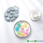 แม่พิมพ์ผลไม้รวม คละลาย ขนาด20-35กรัม (น้ำหนักแต่ละช่องไม่เท่ากัน) รหัสสินค้า: 007757