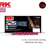 โซ่ RK XW-Ring NR525GXW-120L สีแดง เบอร์ 525