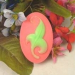 แม่พิมพ์สบู่ซิลิโคน รูปใบไม้ 65g