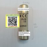 ขาย ฟิวส์1A500V ฟิวส์10×38MM. ขนาด10×38มม. ยี่ห้อ MERSEN รุ่น FR10GG50V1 ราคาตัวละ บาท