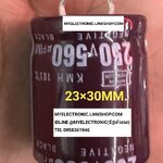 ขาย 560UF250V 105c ยี่ห้อ NIPPON ขนาดเส้นผ่านศูนย์กลาง23มม.สูง30มม. 23×30MM. คาปาซิเตอร์ คอนเดนเซอร์ อิเล็กโตรไลท์ ของแท้ 560UF250VDC 560UF250V105c ราคา ตัวละ . . . . . หน่วย บาท