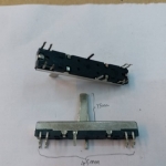 ขาย โวลุ่มสไลด์50KA 8ขาเยื้อง ตัวยาว45มม.แกนยาว15MM ยี่ห้อSONY ราคาตัวล่ะ VR.SLIDE,VOLUME SLIDE โวลุ่มสไลด์ฺA50K โวลุ่มสไลด์ 8ขาเยื้อง ราคาตัวละ บาท