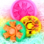 แม่พิมพ์ซิลิโคน รูป ดอกไม้ 1 ช่อง 86g -000762