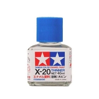 Tamiya 80030 Enamel X-20 Thinner 40ml 4950344996605 Tamiya (ทินเนอร์ X-20 40ml)