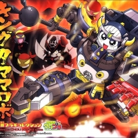 Keroro Gunso Plastic Model Collection King Tamama Robo CHO-KAIO MODE