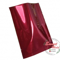 ซองฟอยล์สีแดงเงาขนาด 12x18 cm. 100 ชิ้น รหัสสินค้า : 005705